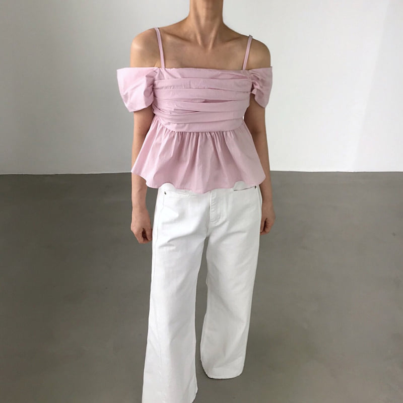 Twomoon - Korean Women Fashion - #thatsdarling - Erica Pleated Blouse - 9