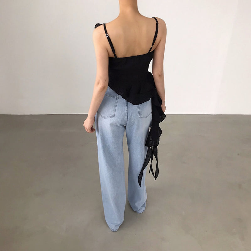 Twomoon - Korean Women Fashion - #thatsdarling - Lilith Flare Sleeveless Top - 8