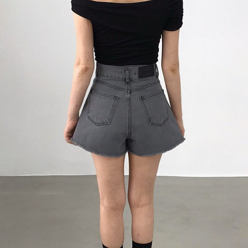 Twomoon - Korean Women Fashion - #womensfashion - Hepburn Two-Tone Denim Pants - 3