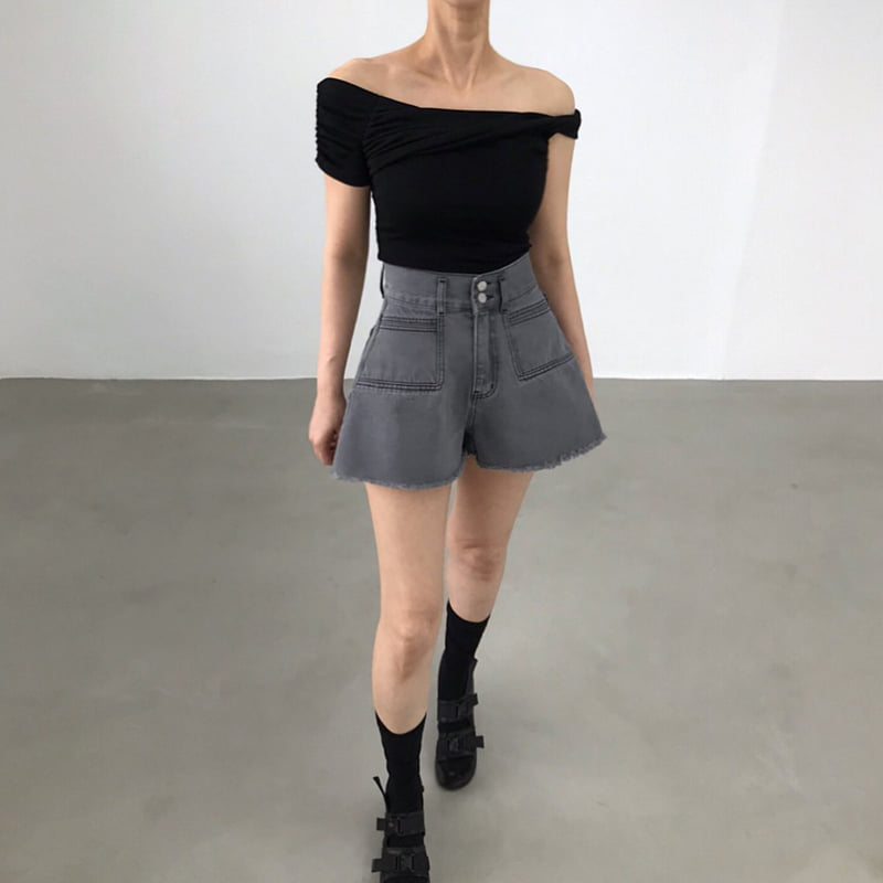 Twomoon - Korean Women Fashion - #womensfashion - Twister Asymmetrical Top - 2