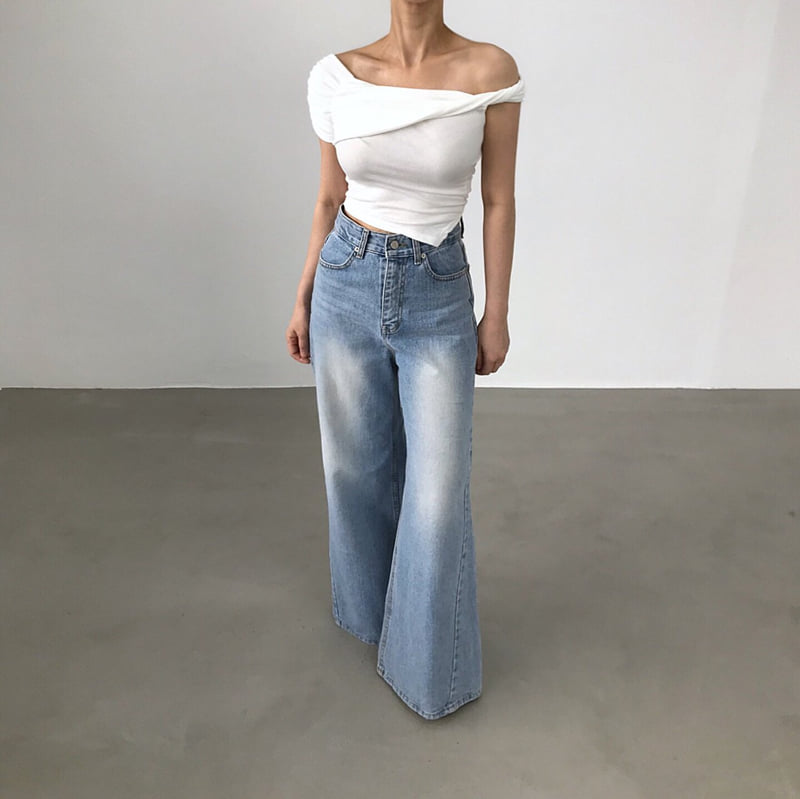 Twomoon - Korean Women Fashion - #womensfashion - Twister Asymmetrical Top - 6