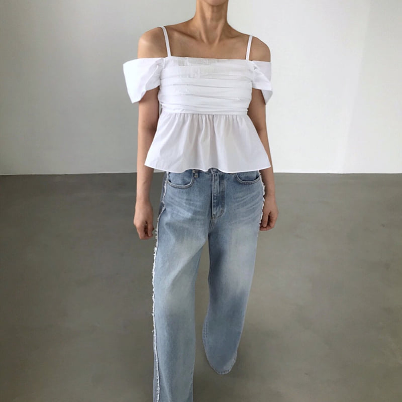 Twomoon - Korean Women Fashion - #womensfashion - Erica Pleated Blouse - 2