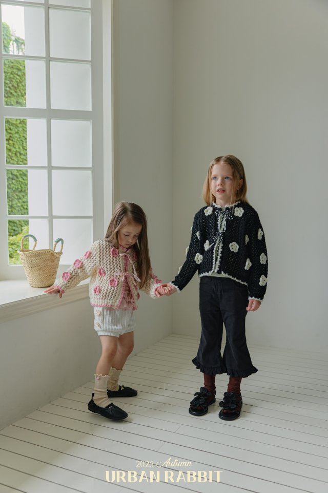 Urban Rabbit - Korean Children Fashion - #Kfashion4kids - Crochet Flower Cardigan - 8
