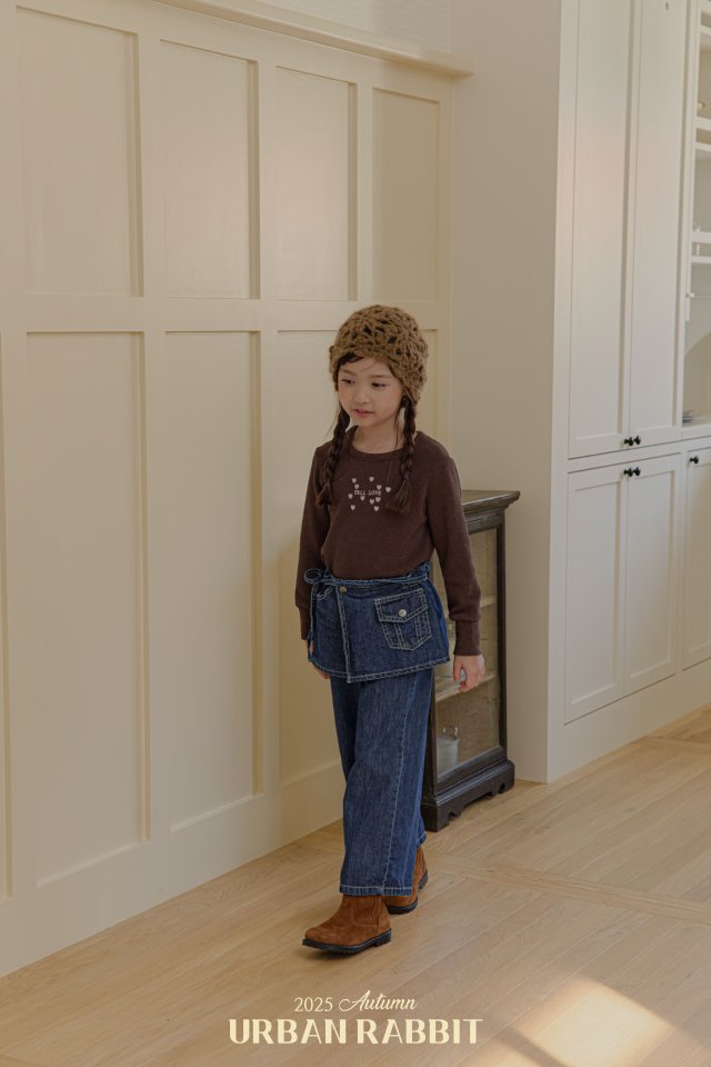 Urban Rabbit - Korean Children Fashion - #Kfashion4kids - Pocket Wrap Denim Pants
