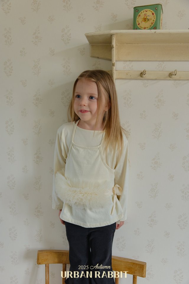Urban Rabbit - Korean Children Fashion - #Kfashion4kids - Cream Frill Belt - 10