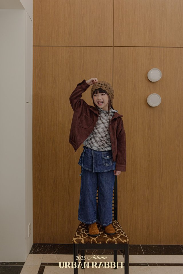Urban Rabbit - Korean Children Fashion - #childofig - Pocket Wrap Denim Pants - 6