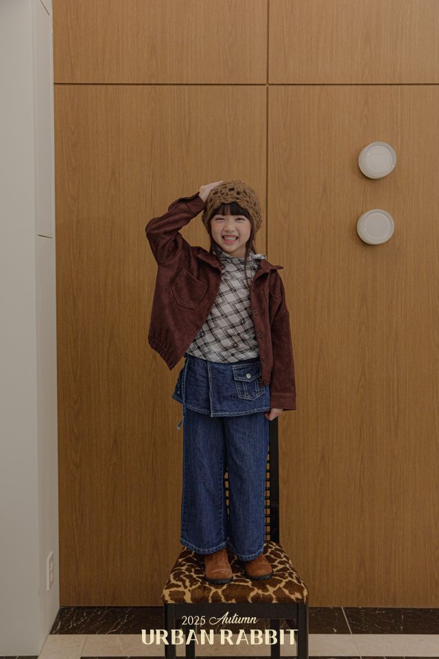 Urban Rabbit - Korean Children Fashion - #childofig - Pocket Wrap Denim Pants - 7