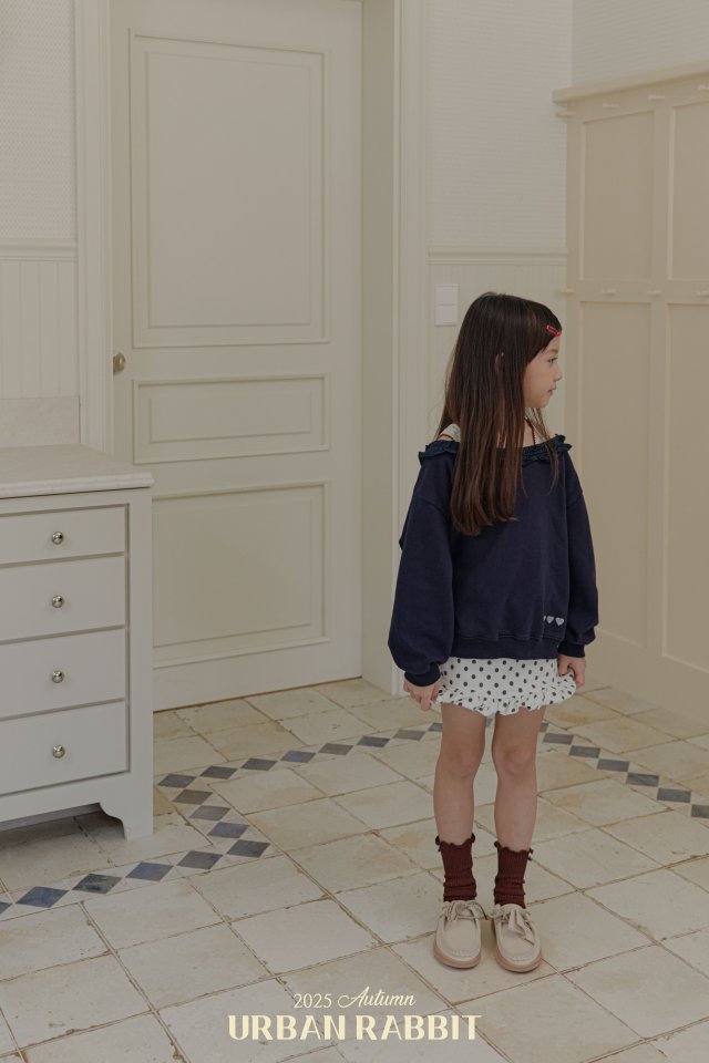 Urban Rabbit - Korean Children Fashion - #stylishchildhood - Off-shoulder Frill Tee - 4