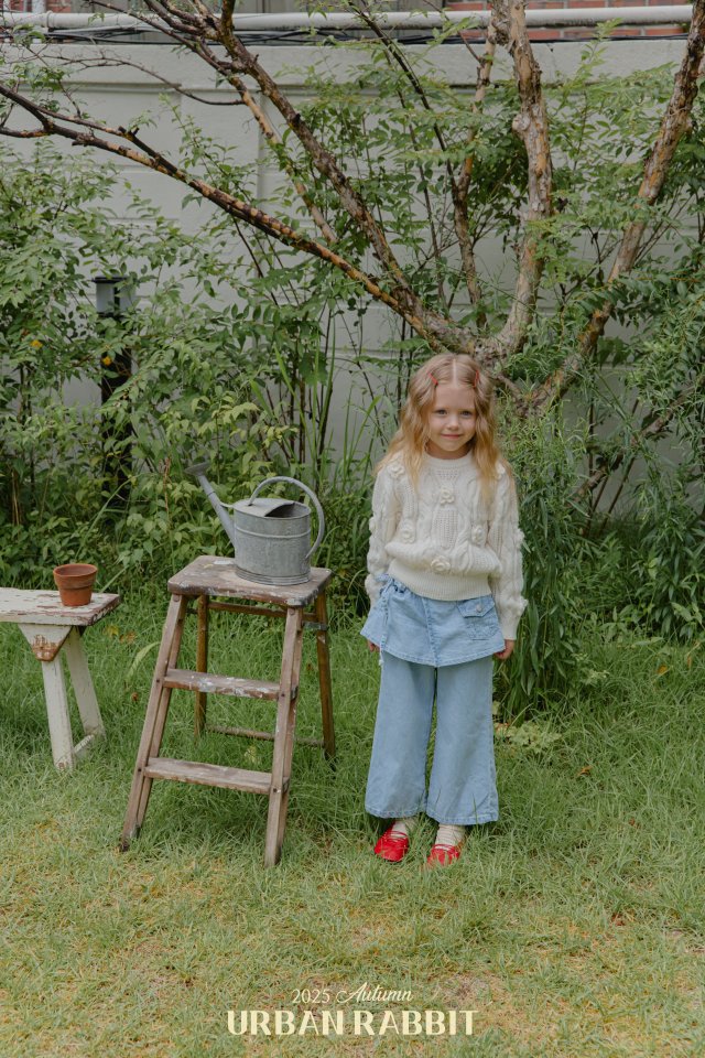 Urban Rabbit - Korean Children Fashion - #childrensboutique - Pocket Wrap Denim Pants - 8