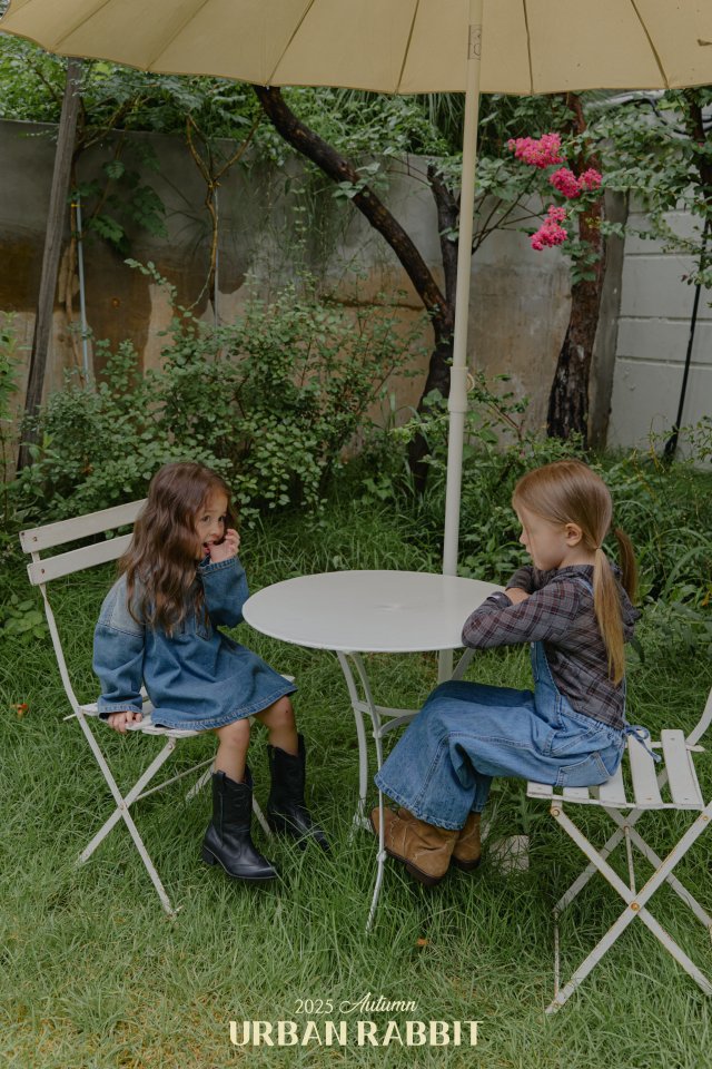 Urban Rabbit - Korean Children Fashion - #designkidswear - Check Slim Hoodie Tee - 9