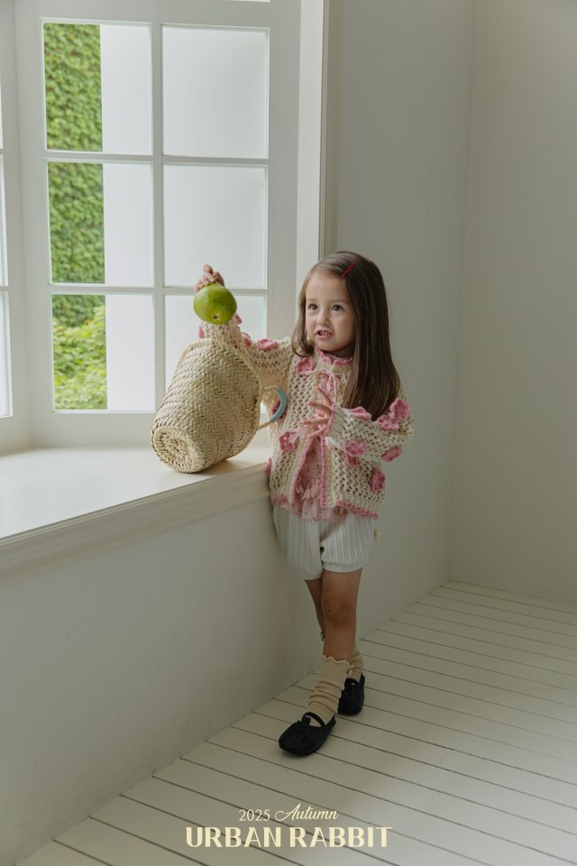 Urban Rabbit - Korean Children Fashion - #discoveringself - Crochet Flower Cardigan - 3