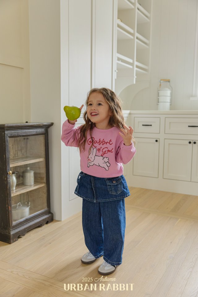 Urban Rabbit - Korean Children Fashion - #discoveringself - Rabbit Slim Sweatshirt - 7