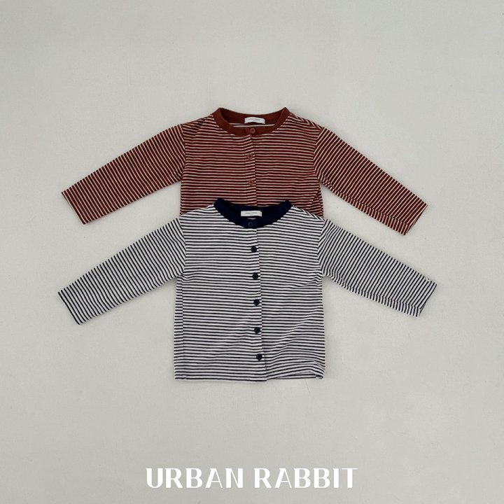 Urban Rabbit - Korean Children Fashion - #discoveringself - Loose Stripe Cardigan