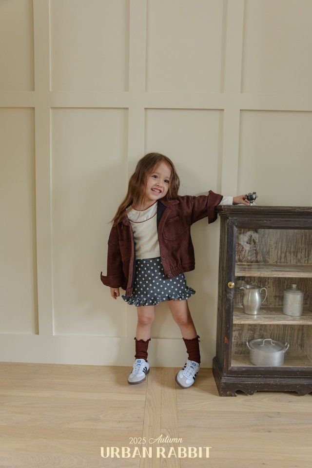 Urban Rabbit - Korean Children Fashion - #fashionkids - Suede Autumn Shacket - 8