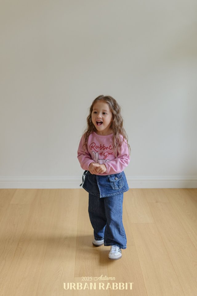 Urban Rabbit - Korean Children Fashion - #fashionkids - Pocket Wrap Denim Pants - 11