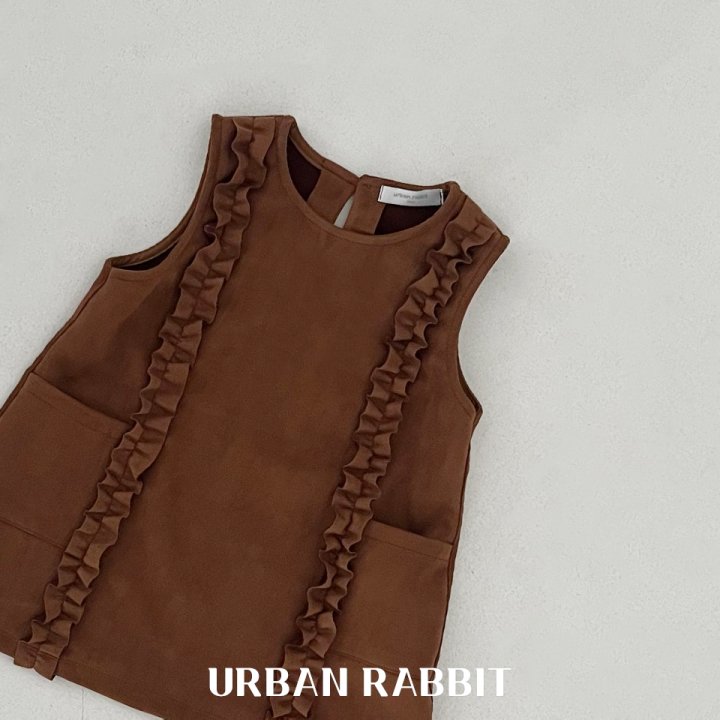 Urban Rabbit - Korean Children Fashion - #fashionkids - Suede Frill One-piece - 12