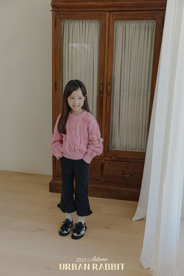 Urban Rabbit - Korean Children Fashion - #fashionkids - Round Flower Knit - 10