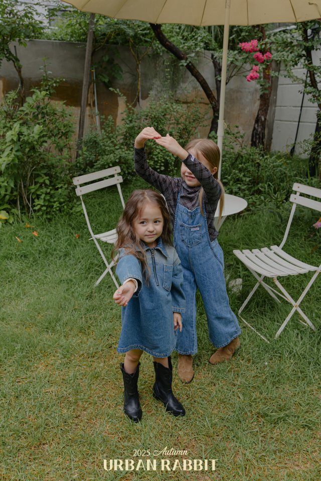 Urban Rabbit - Korean Children Fashion - #fashionkids - Brushed Denim One-piece - 7