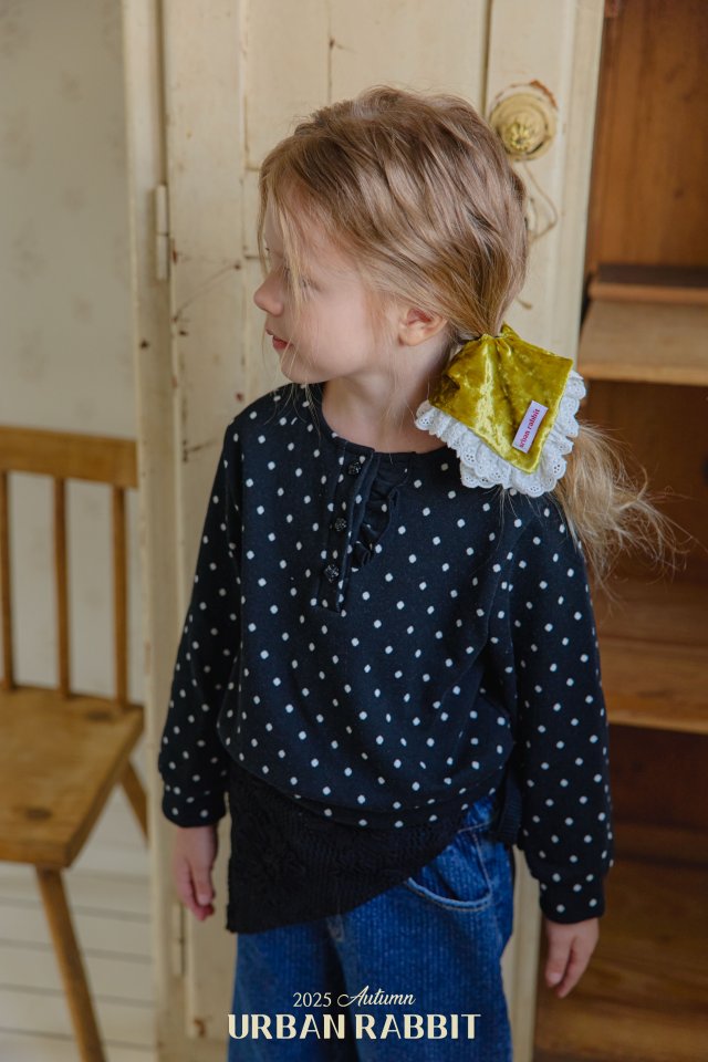 Urban Rabbit - Korean Children Fashion - #kidsshorts - Velvet Hair Scrunchie - 11
