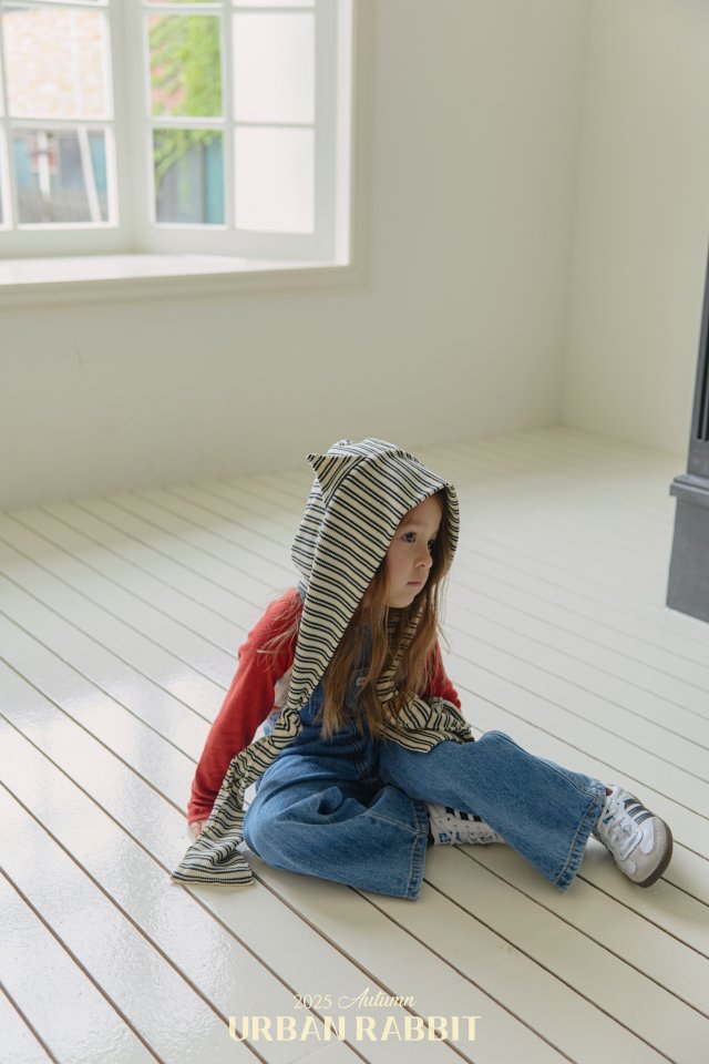 Urban Rabbit - Korean Children Fashion - #kidsshorts - Miyaho Hoodie Muffler - 6