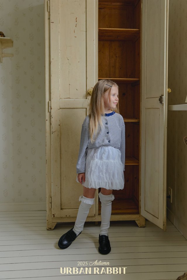 Urban Rabbit - Korean Children Fashion - #fashionkids - Milk Balloon Chiffon Skirt - 4