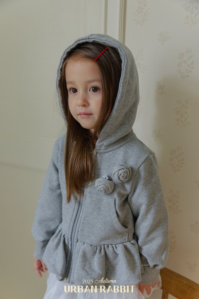 Urban Rabbit - Korean Children Fashion - #kidsstore - Rosy Balloon Zip-up Jumper - 8