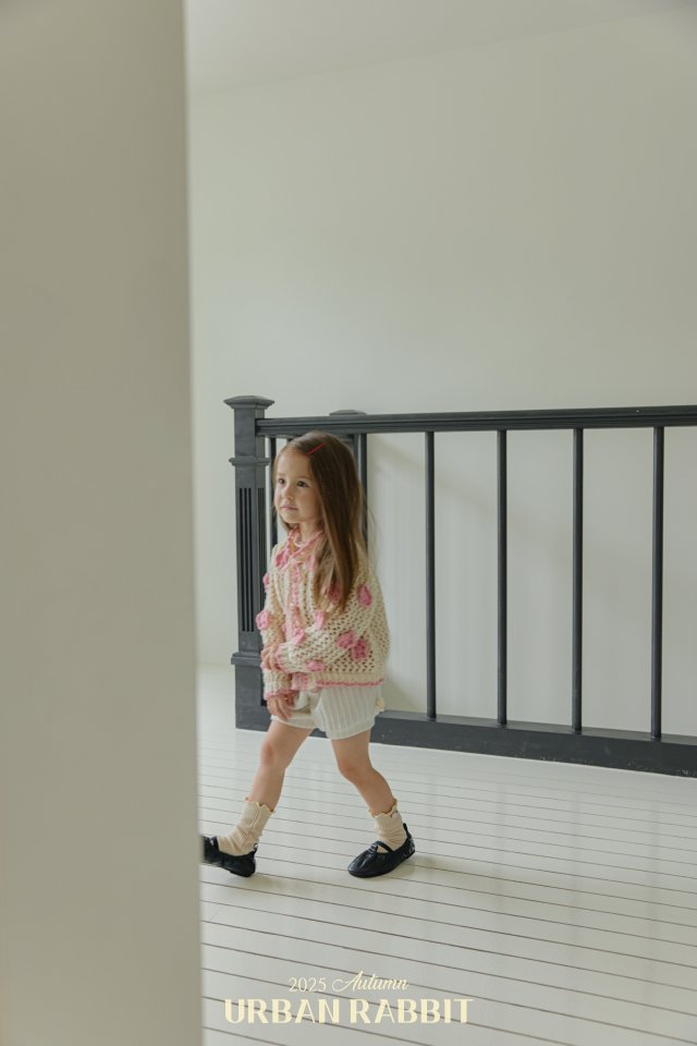 Urban Rabbit - Korean Children Fashion - #kidsstore - Crochet Flower Cardigan - 6