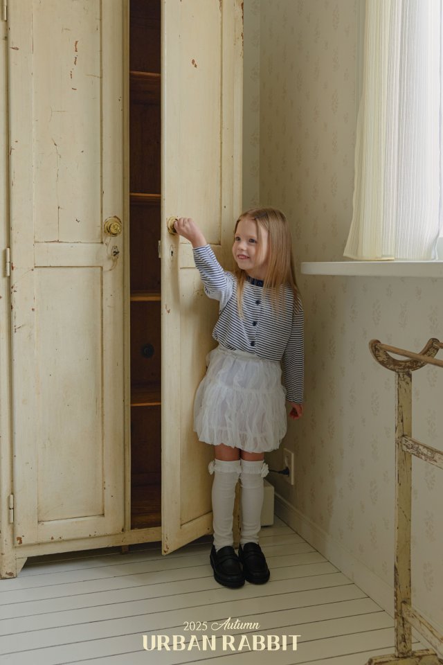 Urban Rabbit - Korean Children Fashion - #kidsstore - Milk Balloon Chiffon Skirt - 5