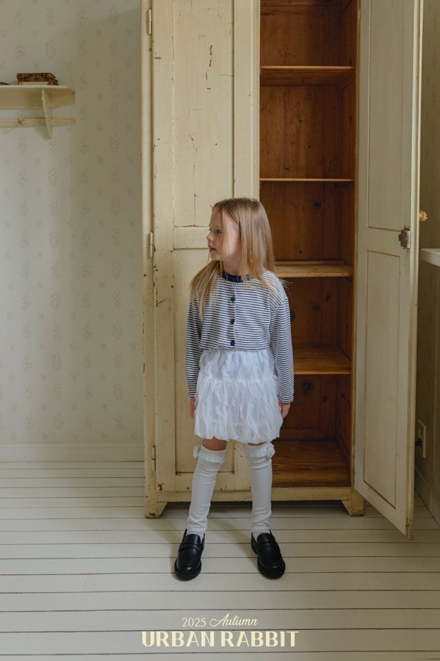 Urban Rabbit - Korean Children Fashion - #kidzfashiontrend - Milk Balloon Chiffon Skirt - 6