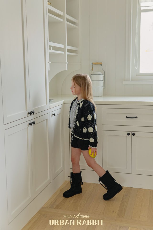 Urban Rabbit - Korean Children Fashion - #kidzfashiontrend - Pom Pom Knit Half Pants - 3
