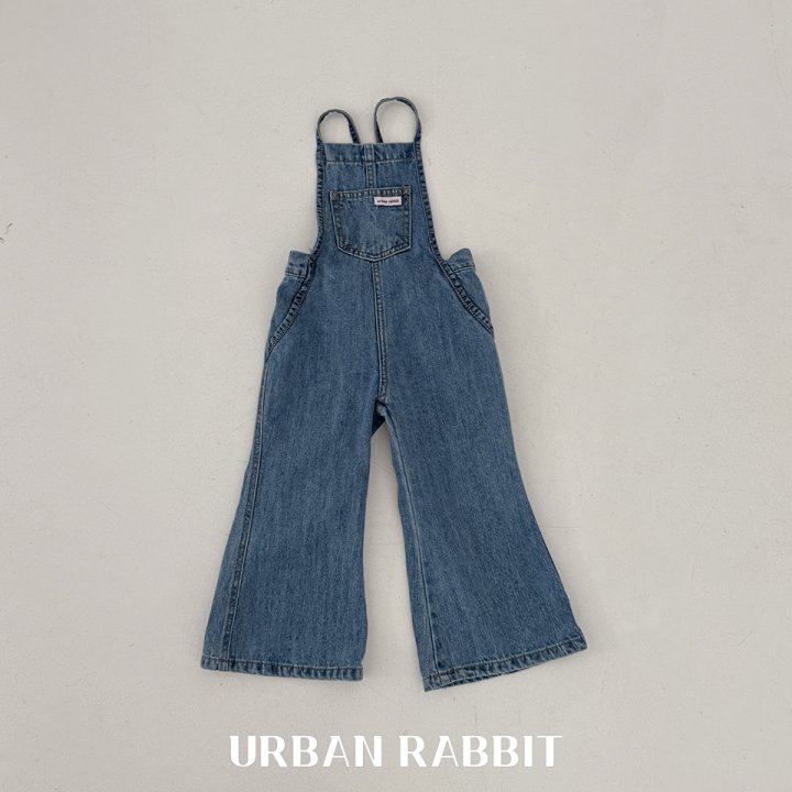 Urban Rabbit - Korean Children Fashion - #kidzfashiontrend - Denim Bootcut Overalls