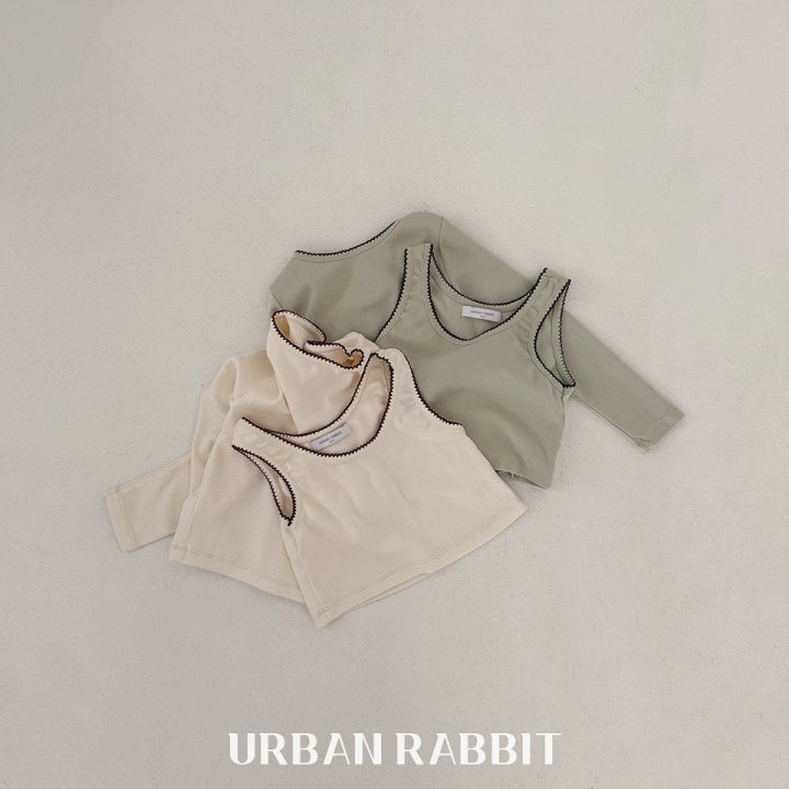 Urban Rabbit - Korean Children Fashion - #littlefashionista - Pinkot Sleeveless Set
