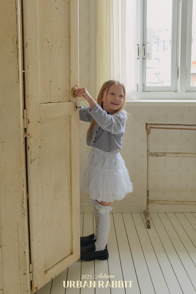 Urban Rabbit - Korean Children Fashion - #littlefashionista - Milk Balloon Chiffon Skirt - 8