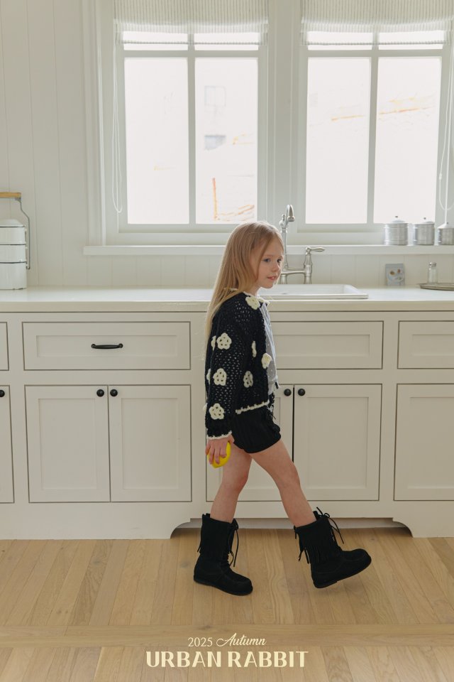 Urban Rabbit - Korean Children Fashion - #littlefashionista - Pom Pom Knit Half Pants - 5