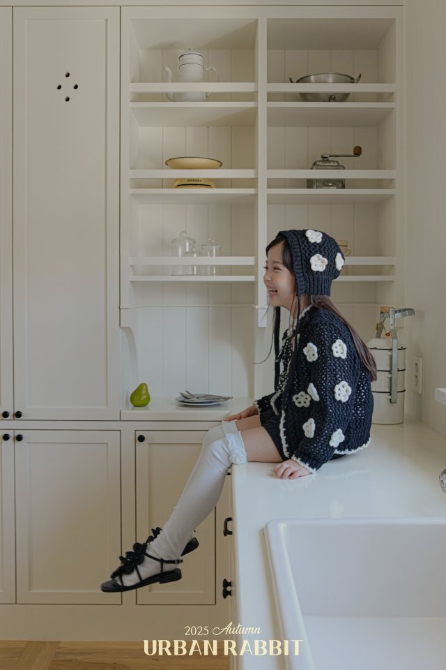 Urban Rabbit - Korean Children Fashion - #magicofchildhood - Crochet Flower Cardigan - 10