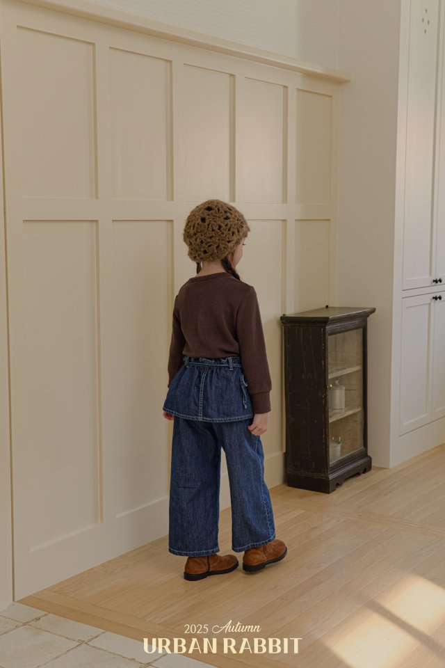 Urban Rabbit - Korean Children Fashion - #magicofchildhood - Pocket Wrap Denim Pants - 3