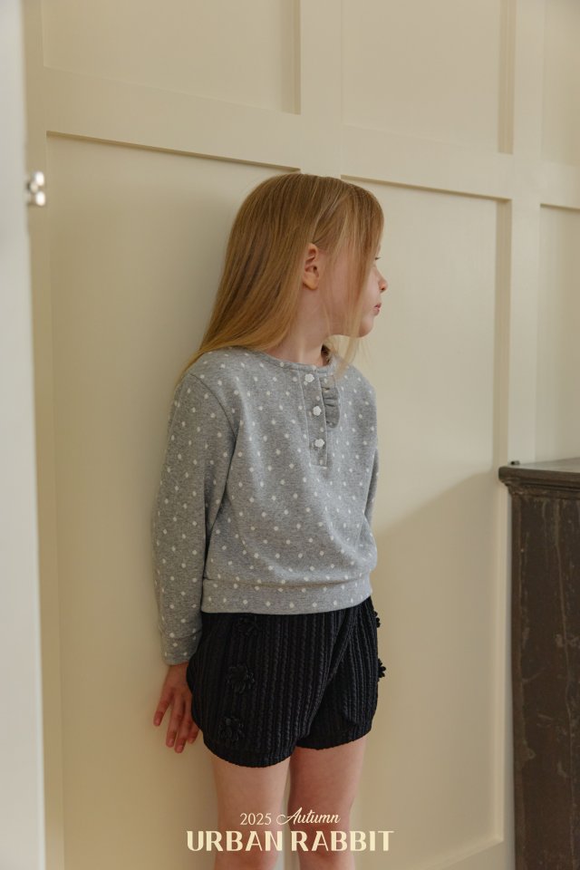 Urban Rabbit - Korean Children Fashion - #magicofchildhood - Pom Pom Knit Half Pants - 6