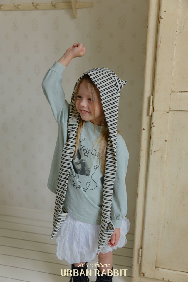 Urban Rabbit - Korean Children Fashion - #minifashionista - Miyaho Hoodie Muffler - 12