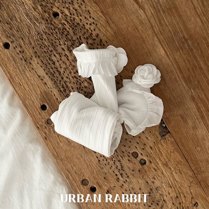 Urban Rabbit - Korean Children Fashion - #minifashionista - Rose Frill Long Socks - 3