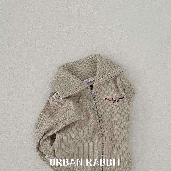 Urban Rabbit - Korean Children Fashion - #minifashionista - Wide Ribbed Zip-up - 11