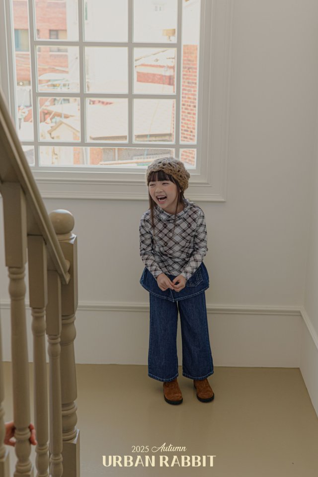 Urban Rabbit - Korean Children Fashion - #prettylittlegirls - Pocket Wrap Denim Pants - 5