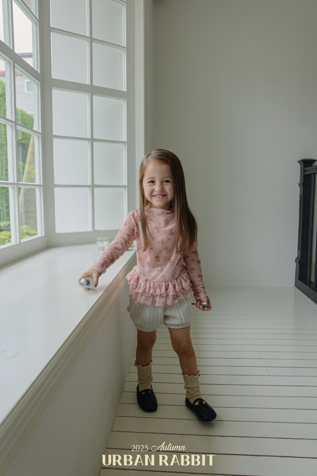 Urban Rabbit - Korean Children Fashion - #prettylittlegirls - Pom Pom Knit Half Pants - 8