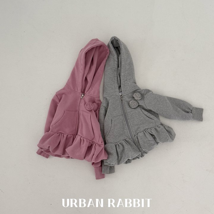 Urban Rabbit - Korean Children Fashion - #stylishchildhood - Rosy Balloon Zip-up Jumper