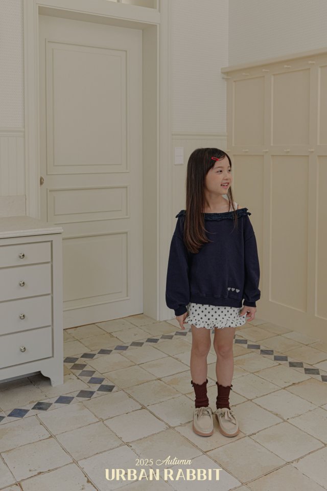 Urban Rabbit - Korean Children Fashion - #stylishchildhood - Off-shoulder Frill Tee - 3