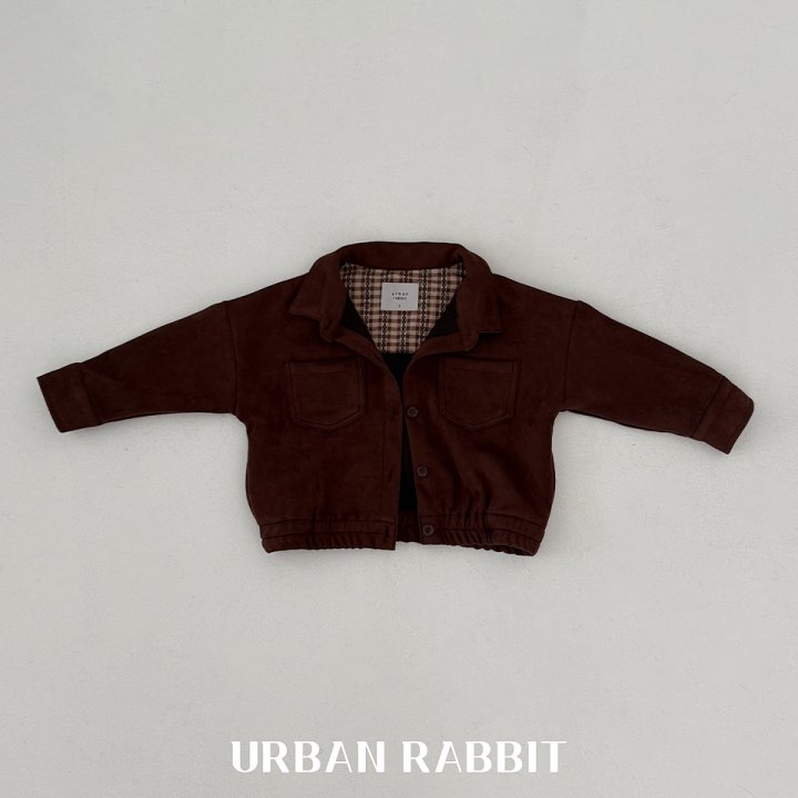 Urban Rabbit - Korean Children Fashion - #todddlerfashion - Suede Autumn Shacket