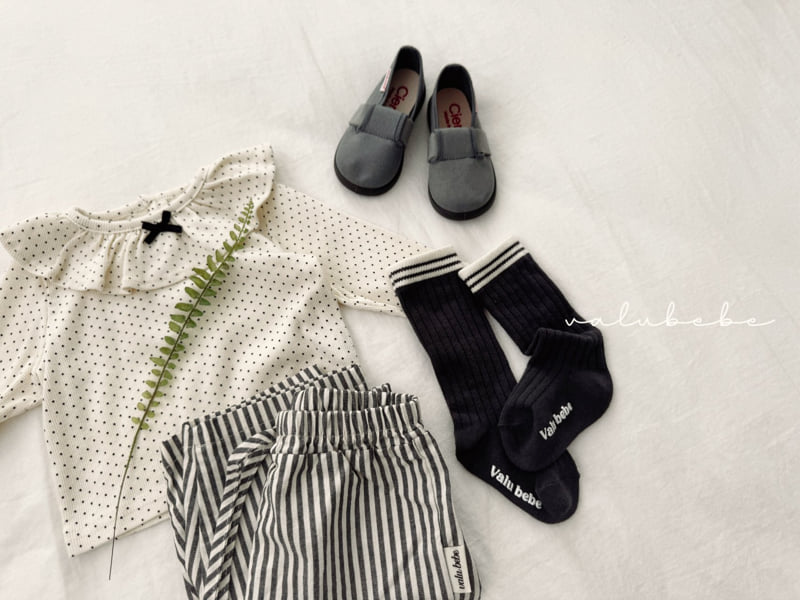 Valu Bebe - Korean Baby Fashion - #babyboutique - Ribbed Line Socks (Bebe, Kids) - 8