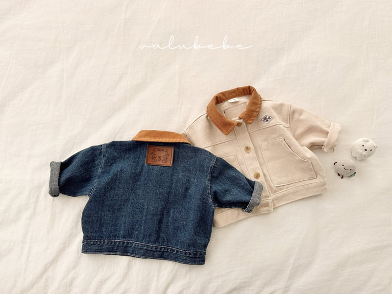 Valu Bebe - Korean Baby Fashion - #smilingbaby - Point Collar Jacket (Bebe) - 4
