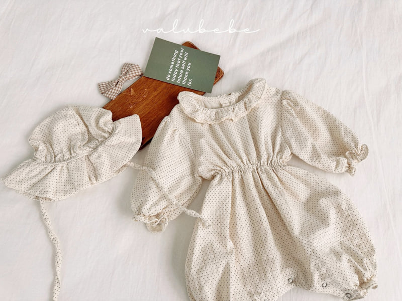 Valu Bebe - Korean Baby Fashion - #babyboutique - Dot Frill Suit (Bebe) - 5
