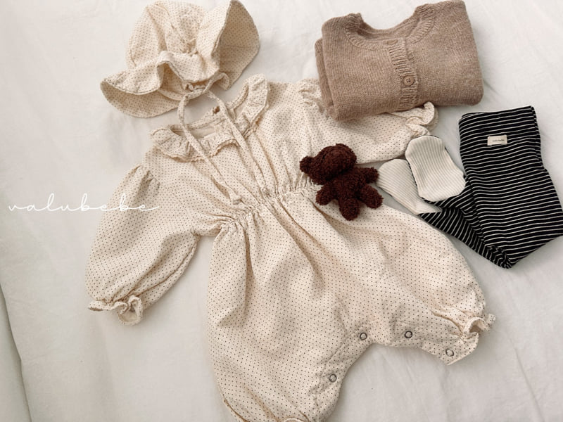 Valu Bebe - Korean Baby Fashion - #babyboutique - Dot Frill Suit (Bebe) - 6