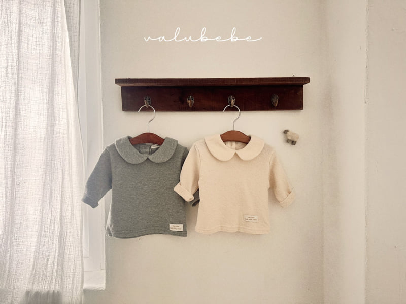 Valu Bebe - Korean Baby Fashion - #babyboutique - Round Collar Tee (Bebe)